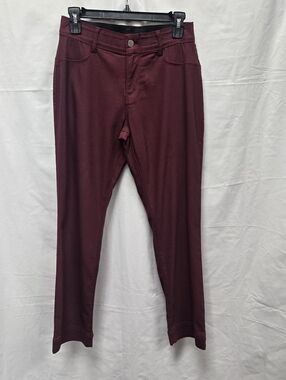 COCO + CARMEN Burgundy Trousers With Elastic Waistband